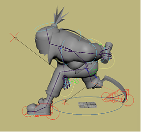 Posed Character Rig